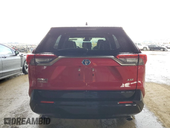 2022 Toyota RAV4 Prime XSE with VIN JTMEB3FV2ND106552, listed as a Copart auction lot 49182365 with 46,831 mi miles and Salvage Title. Bid and sale history available at carsss.com. Image 6.