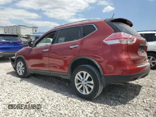 2015 Nissan Rogue SV with VIN KNMAT2MT6FP551058, listed as a Copart auction lot 52911975 with Not Provided miles and Salvage Title. Bid and sale history available at carsss.com. Image 2.