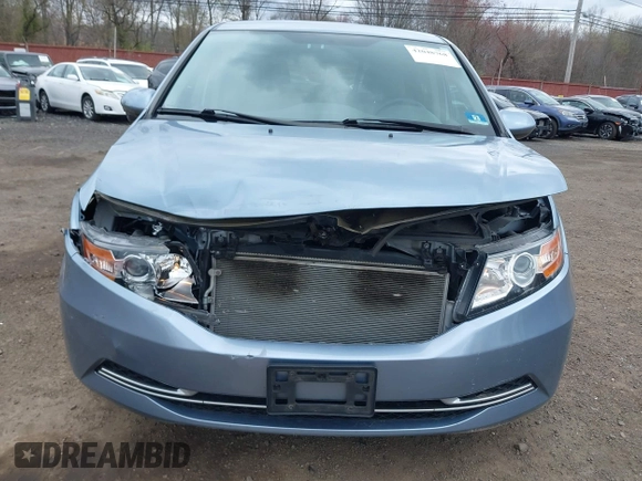 2014 Honda Odyssey EX with VIN 5FNRL5H46EB016800, listed as a IAAI auction lot 42048768 with 144,677 mi miles and . Bid and sale history available at carsss.com. Image 12.