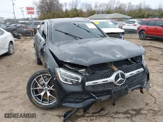 2022 Mercedes-Benz GLC with VIN W1N0G8EBXNV395814, listed as a IAAI auction lot 41694934 with 1 mi miles. Bid and sale history available at carsss.com. Image 1.