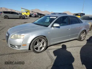 2007 Audi A4 2.0T with VIN WAUAF78EX7A038493, listed as a Copart auction lot 87763525 with 165,071 mi miles and Salvage Title. Bid and sale history available at carsss.com. Image 1.