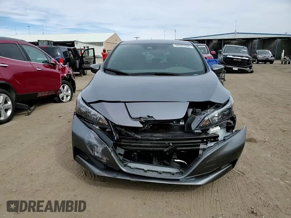 2023 Nissan LEAF S with VIN 1N4AZ1BV2PC554003, listed as a Copart auction lot 50589395 with 25,261 mi miles and Salvage Title. Bid and sale history available at DreamBid. Image 12.