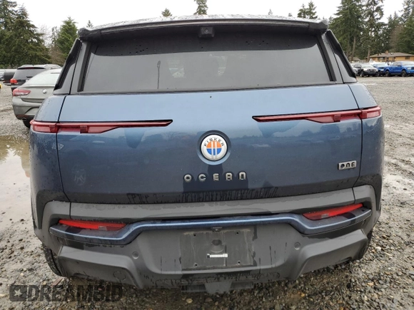 2023 Fisker Ocean One z VIN VCF1ZBU2XPG003443, wystawiony jako Copart lot #50072055 z przebiegiem 7805 mil mil oraz Szkody całkowita. Historia ofert i sprzedaży dostępna na DreamBid. Obrazek 6.