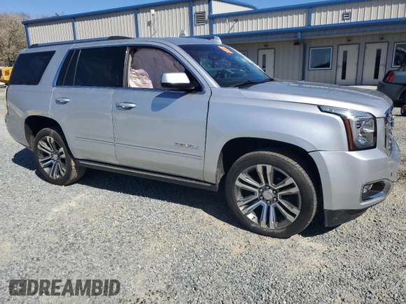 2019 GMC Yukon Denali with VIN 1GKS2CKJ5KR377632, listed as a Copart auction lot 47381685 with 79,163 mi miles and Salvage Title. Bid and sale history available at carsss.com. Image 4.