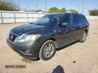 2014 Nissan Pathfinder S z VIN 5N1AR2MN4EC661222, wystawiony jako Copart lot #76400724 z przebiegiem 114 269 mil mil oraz Szkoda całkowita • Salvage title. Historia ofert i sprzedaży dostępna na DreamBid. Obrazek 1.