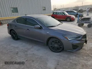 2021 Acura ILX w/Premium/A-SPEC Package with VIN 19UDE2F84MA001732, listed as a Copart auction lot 50497125 with 61,017 mi miles and Salvage Title. Bid and sale history available at carsss.com. Image 4.