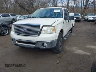 2008 Ford F-150 XLT with VIN 1FTPW14V08FA01201, listed as a IAAI auction lot 41679479 with 129,001 mi miles. Bid and sale history available at carsss.com. Image 2.