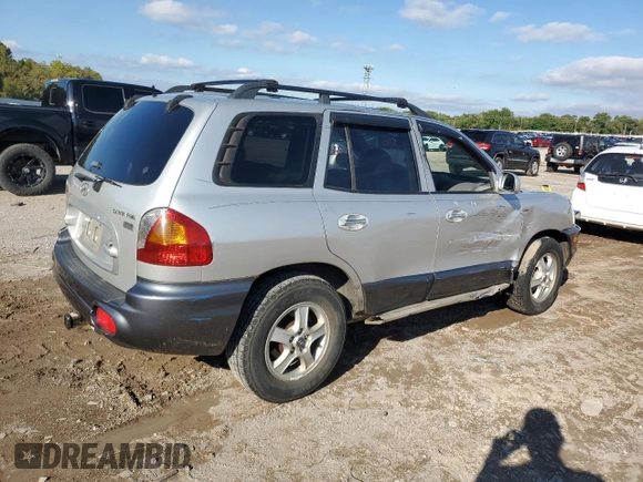2003 Hyundai Santa Fe GLS with VIN KM8SC13E13U535411, listed as a Copart auction lot 72183444 with 189,961 mi miles and Salvage Title. Bid and sale history available at carsss.com. Image 3.