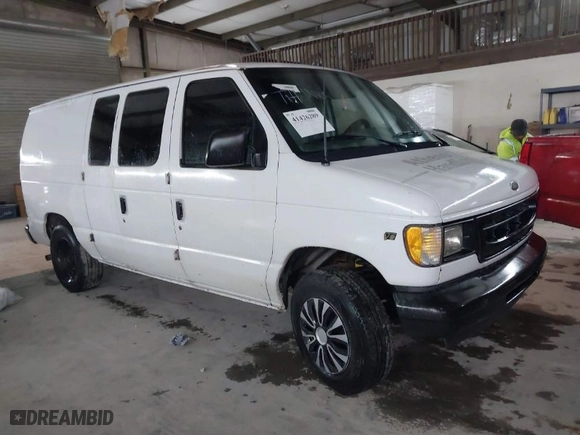 2002 Ford Econoline Cargo Van with VIN 1FTNE24L02HB72721, listed as a IAAI auction lot 41426289 with NaN miles. Bid and sale history available at carsss.com. Image 1.