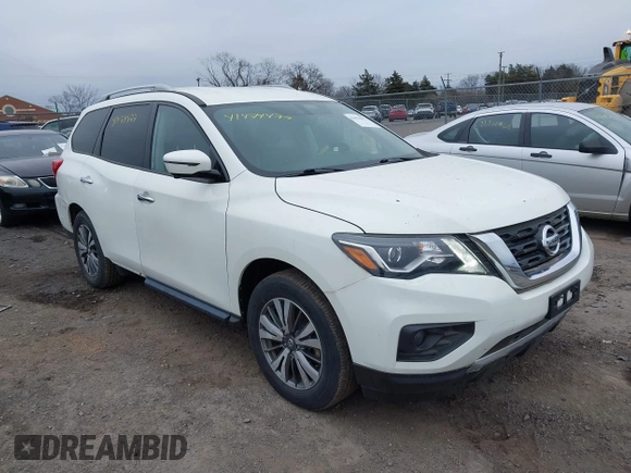 2020 Nissan Pathfinder SL with VIN 5N1DR2CN8LC601472, listed as a IAAI auction lot 41474477 with 93,772 mi miles. Bid and sale history available at carsss.com. Image 1.