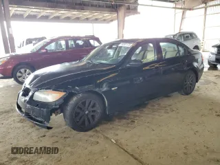2007 BMW 3 Series 328i with VIN WBAVA33587PG50451, listed as a Copart auction lot 49301175 with 217,764 mi miles and Salvage Title. Bid and sale history available at carsss.com. Image 1.