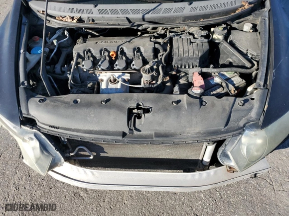 2008 Honda Civic Sdn EX with VIN 2HGFA158X8H512790, listed as a Copart auction lot 47234315 with 0 mi miles and Salvage Title. Bid and sale history available at carsss.com. Image 11.