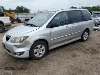 2004 Mazda MPV ES with VIN JM3LW28J240519116, listed as a Copart auction lot 58103714 with 227,151 mi miles and Salvage Title. Bid and sale history available at carsss.com. Image 1.