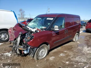 2018 Ram ProMaster City Cargo Van Tradesman with VIN ZFBERFAB1J6L21979, listed as a Copart auction lot 46038784 with 0 mi miles and Salvage Title. Bid and sale history available at carsss.com. Image 1.