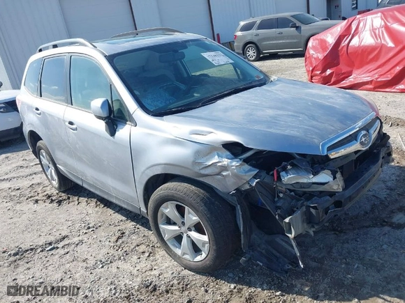 2014 Subaru Forester 2.5i Premium with VIN JF2SJAEC0EH436758, listed as a IAAI auction lot 37148132 with 92,911 mi miles. Bid and sale history available at carsss.com. Image 1.
