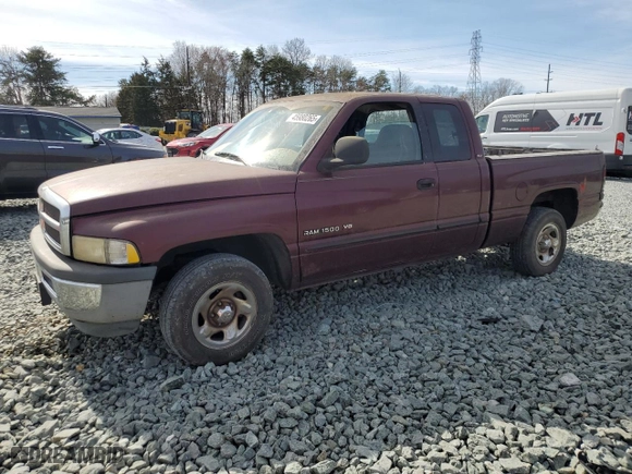 2000 Dodge Ram 1500 with VIN 1B7HC13Y4YJ104983, listed as a Copart auction lot 45980265 with 164,727 mi miles and Clean Title. Bid and sale history available at carsss.com. Image 1.