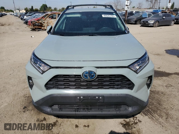 2021 Toyota RAV4 Hybrid XLE with VIN 4T3RWRFV1MU038254, listed as a Copart auction lot 49525785 with 40,494 mi miles and Salvage Title. Bid and sale history available at carsss.com. Image 5.