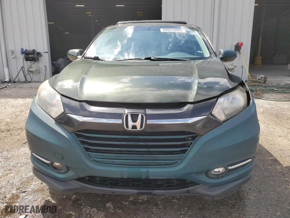 2016 Honda HR-V EX with VIN 3CZRU5H57GM718834, listed as a Copart auction lot 49975985 with 154,616 mi miles and Salvage Title. Bid and sale history available at carsss.com. Image 5.