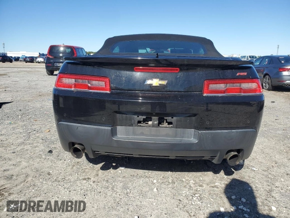 2015 Chevrolet Camaro LT with VIN 2G1FF3D36F9157554, listed as a Copart auction lot 88681225 with 103,397 mi miles and Salvage Title. Bid and sale history available at carsss.com. Image 6.