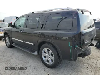2010 Nissan Armada Titanium z VIN 5N1AA0NC0AN616883, wystawiony jako Copart lot #55729375 z przebiegiem 199 421 mil mil oraz Szkoda całkowita • Salvage title. Historia ofert i sprzedaży dostępna na DreamBid. Obrazek 2.