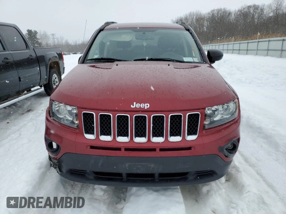 2017 Jeep Compass 75th Anniversary Edition with VIN 1C4NJDBB7HD104465, listed as a Copart auction lot 47433735 with 97,375 mi miles and Salvage Title. Bid and sale history available at carsss.com. Image 5.