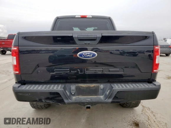 2018 Ford F-150 XL with VIN 1FTEW1E56JKC51982, listed as a Copart auction lot 46106735 with 67,168 mi miles and Salvage Title. Bid and sale history available at carsss.com. Image 6.