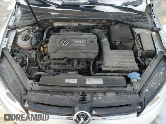 2017 Volkswagen Golf SportWagen S with VIN 3VW017AUXHM538640, listed as a Copart auction lot 37742174 with 102,001 mi miles. Bid and sale history available at carsss.com. Image 12.