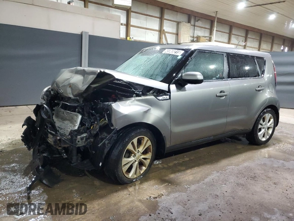 2015 Kia Soul + with VIN KNDJP3A56F7150125, listed as a Copart auction lot 45969215 with 103,447 mi miles and Clean Title. Bid and sale history available at DreamBid. Image 1.