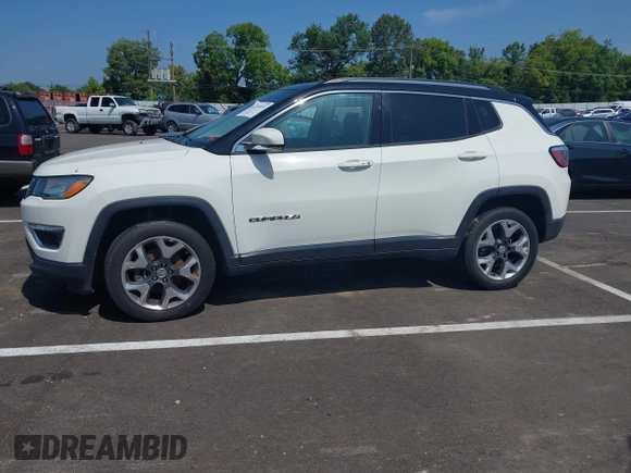 2019 Jeep Compass Limited with VIN 3C4NJDCB8KT840234, listed as a IAAI auction lot 42794554 with 68,349 mi miles and . Bid and sale history available at DreamBid. Image 14.