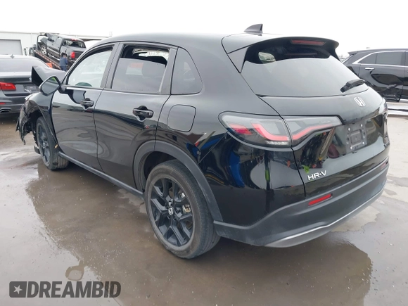 2024 Honda HR-V Sport with VIN 3CZRZ1H52RM745677, listed as a IAAI auction lot 41706640 with 28,696 mi miles. Bid and sale history available at carsss.com. Image 3.