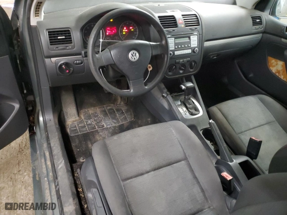 2007 Volkswagen Rabbit with VIN WVWBR71K37W087603, listed as a Copart auction lot 74482034 with 186,051 mi miles and Salvage Title. Bid and sale history available at carsss.com. Image 8.