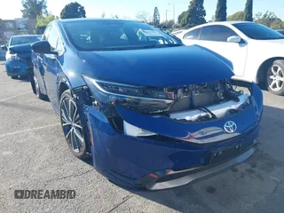 2024 Toyota Prius LE with VIN JTDACAAU6R3015245, listed as a IAAI auction lot 41664486 with 10,142 mi miles. Bid and sale history available at carsss.com. Image 1.