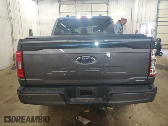 2022 Ford F-150 XL with VIN 1FTFW1E82NKF01075, listed as a Copart auction lot 51928525 with 45,342 mi miles and Salvage Title. Bid and sale history available at DreamBid. Image 6.