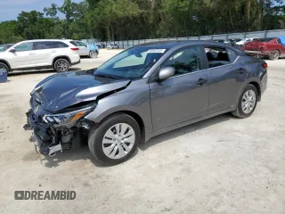 2024 Nissan Sentra S z VIN 3N1AB8BV0RY322097, wystawiony jako Copart lot #55562335 z przebiegiem 5 435 mil mil oraz Nie do naprawy • Non repairable. Historia ofert i sprzedaży dostępna na DreamBid. Obrazek 1.