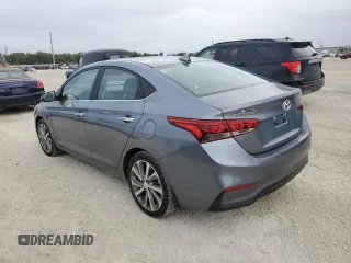 2020 Hyundai Accent Limited with VIN 3KPC34A67LE118346, listed as a Copart auction lot 79717804 with 4,046 mi miles and Clean Title. Bid and sale history available at carsss.com. Image 2.
