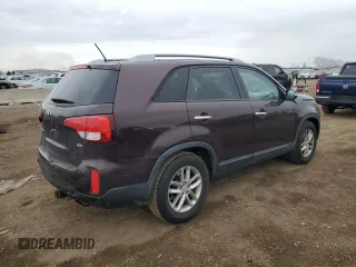 2014 Kia Sorento LX with VIN 5XYKT4A75EG458041, listed as a Copart auction lot 50915535 with 163,789 mi miles and Salvage Title. Bid and sale history available at carsss.com. Image 3.