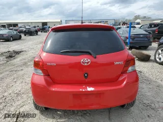 2009 Toyota Yaris with VIN JTDJT903395222185, listed as a Copart auction lot 51340875 with 178,490 mi miles and Salvage Title. Bid and sale history available at carsss.com. Image 6.