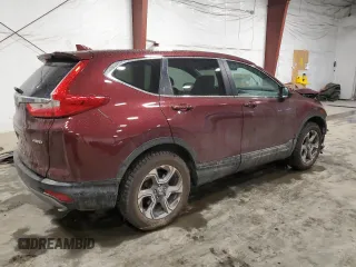 2019 Honda CR-V EX-L with VIN 2HKRW2H8XKH655168, listed as a Copart auction lot 50796155 with 0 mi miles and Salvage Title. Bid and sale history available at carsss.com. Image 3.