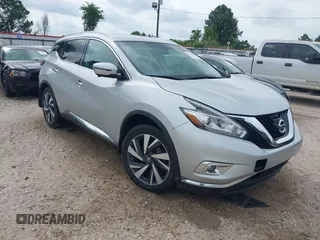 2017 Nissan Murano SL z VIN 5N1AZ2MG7HN151764, wystawiony jako IAAI lot #42221948 z przebiegiem 86 881 mil mil oraz . Historia ofert i sprzedaży dostępna na DreamBid. Obrazek 1.