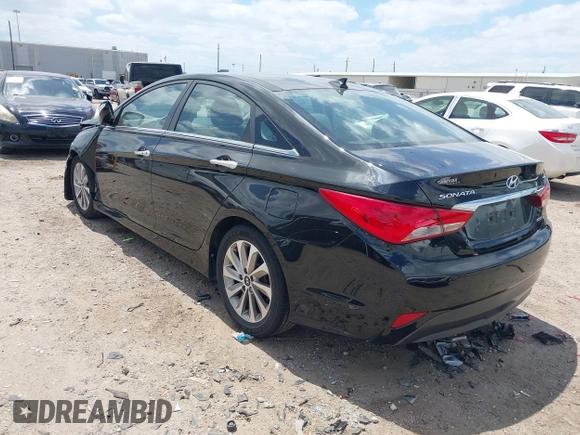 2014 Hyundai Sonata SE with VIN 5NPEC4AC2EH892551, listed as a IAAI auction lot 42016536 with 134,043 mi miles and . Bid and sale history available at DreamBid. Image 3.