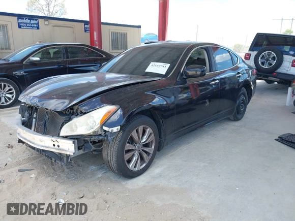 2012 Infiniti M with VIN JN1BY1AP1CM335867, listed as a IAAI auction lot 42169743 with 148,650 mi miles and . Bid and sale history available at DreamBid. Image 2.