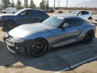 2021 Toyota GR Supra 3.0 with VIN WZ1DB0C04MW034647, listed as a Copart auction lot 73430074 with 68,910 mi miles and Salvage Title. Bid and sale history available at carsss.com. Image 1.