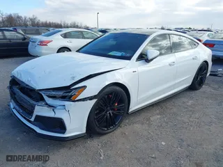 2019 Audi A7 Premium Plus with VIN WAUU2AF27KN116258, listed as a IAAI auction lot 41884777 with 56,871 mi miles. Bid and sale history available at carsss.com. Image 17.