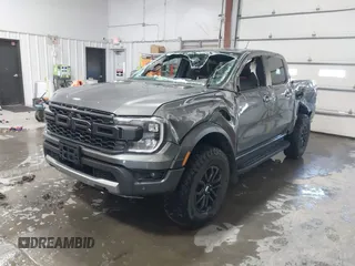 2024 Ford Ranger Raptor with VIN 1FTER4LR8RLE10778, listed as a IAAI auction lot 41729488 with 20,882 mi miles. Bid and sale history available at carsss.com. Image 2.