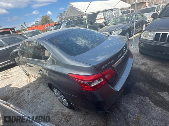 2017 Nissan Sentra SV with VIN 3N1AB7AP0HY230614, listed as a Copart auction lot 45164715 with 160,019 mi miles and Clean Title. Bid and sale history available at carsss.com. Image 3.