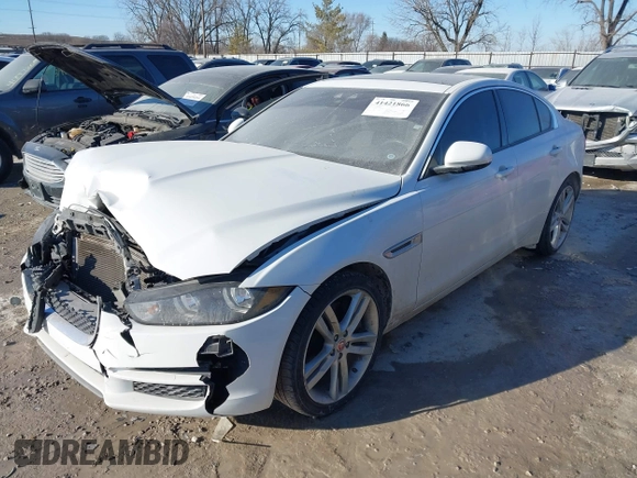 2017 Jaguar XE 35t Premium with VIN SAJAJ4BV0HA948701, listed as a IAAI auction lot 41421866 with 105,256 mi miles. Bid and sale history available at carsss.com. Image 2.