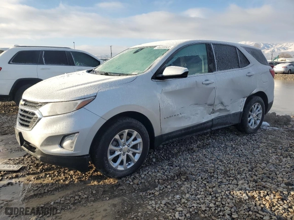 2020 Chevrolet Equinox LT with VIN 3GNAXUEVXLS638093, listed as a Copart auction lot 46289935 with 127,828 mi miles and Salvage Title. Bid and sale history available at carsss.com. Image 1.