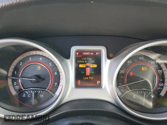 2016 Dodge Journey Crossroad z VIN 3C4PDCGG2GT131628, wystawiony jako Copart lot #56945375 z przebiegiem 126 587 mil mil oraz Szkoda całkowita • Salvage title. Historia ofert i sprzedaży dostępna na DreamBid. Obrazek 9.