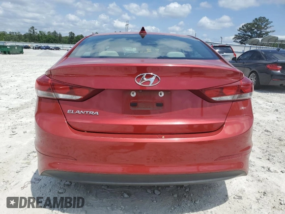 2017 Hyundai Elantra SE with VIN 5NPD84LF0HH173629, listed as a Copart auction lot 54699925 with 149,869 mi miles and Salvage Title. Bid and sale history available at DreamBid. Image 6.