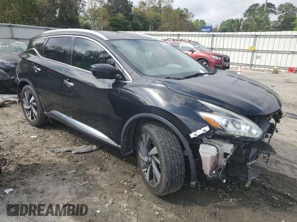 2017 Nissan Murano SL z VIN 5N1AZ2MG4HN185967, wystawiony jako Copart lot #51345485 z przebiegiem 72 081 mil mil oraz Szkoda całkowita • Salvage title. Historia ofert i sprzedaży dostępna na DreamBid. Obrazek 4.